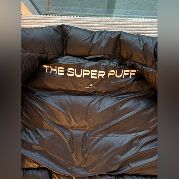 Shiny Black Puffer Vest - Picture 2 of 4